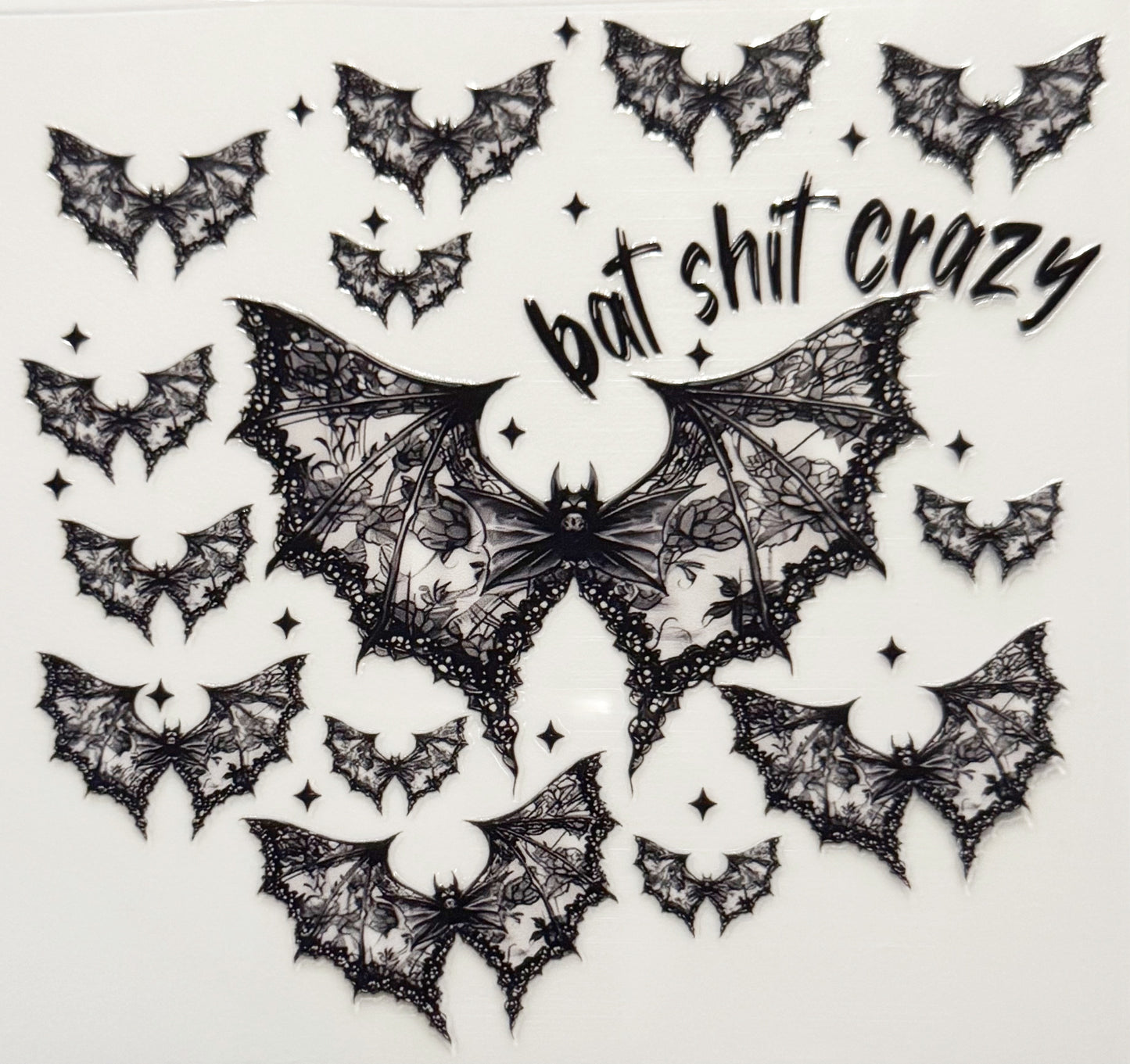 Bat Shit Crazy - UVDTF Decal - 16oz