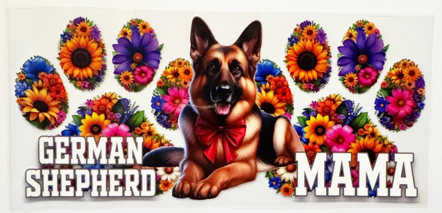 German Shepherd Mama - UVDTF 16oz Wrap