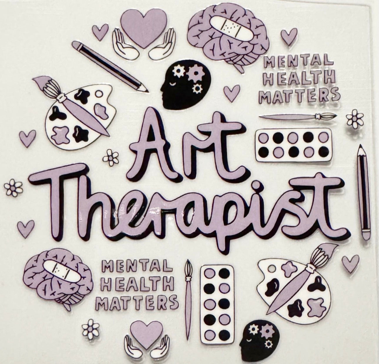 Art Therapist - UVDTF Decal
