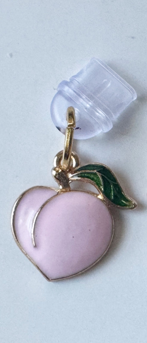 Peachy USB-C Dust Plug Charm