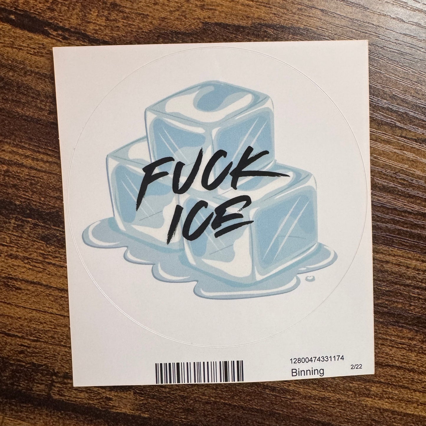 Fuck Ice Bumper Sticker