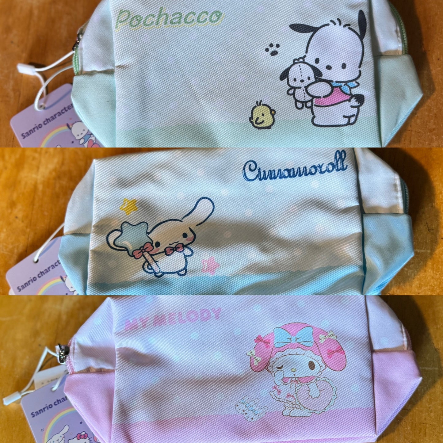 Large Character Pouches