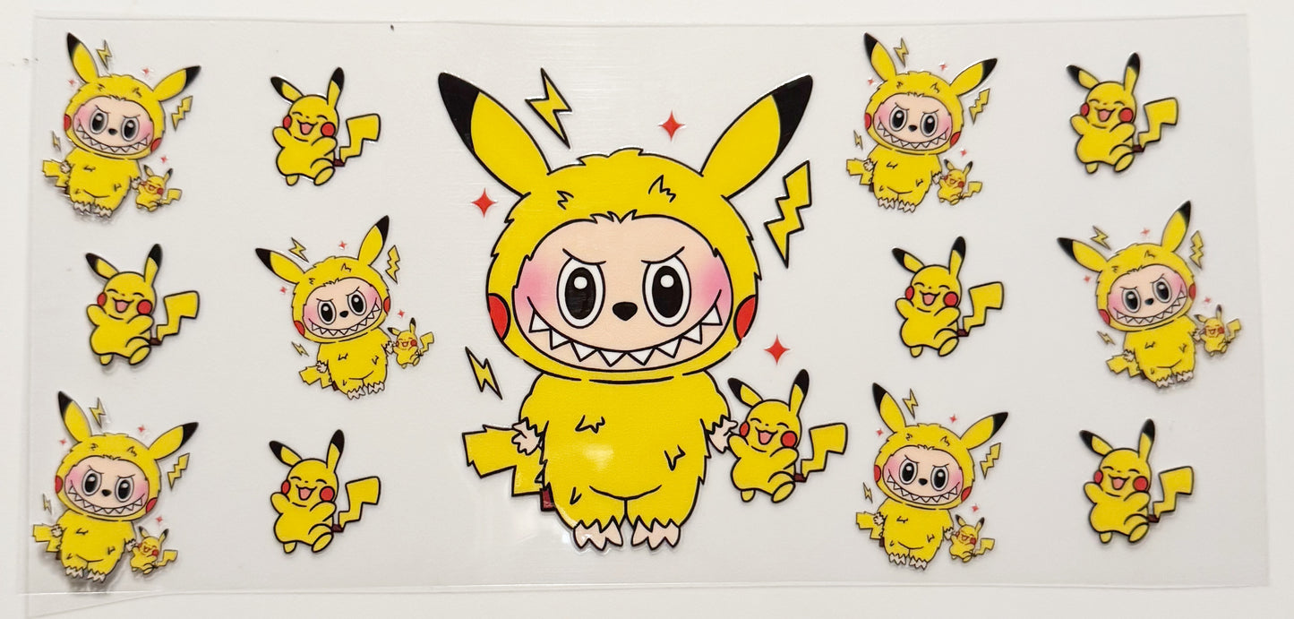 Pikachububu - UVDTF 16oz Wrap