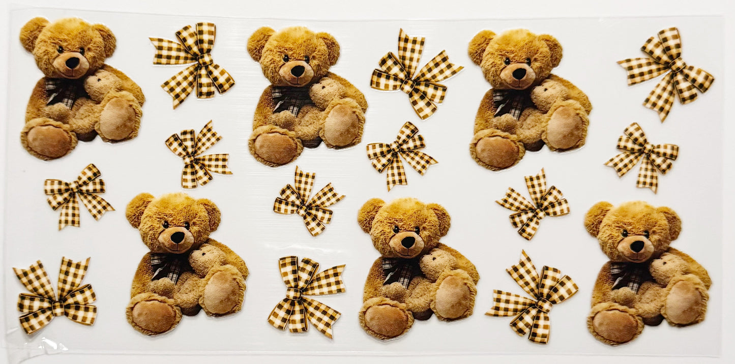 Teddy Bear - UVDTF 16oz Wrap
