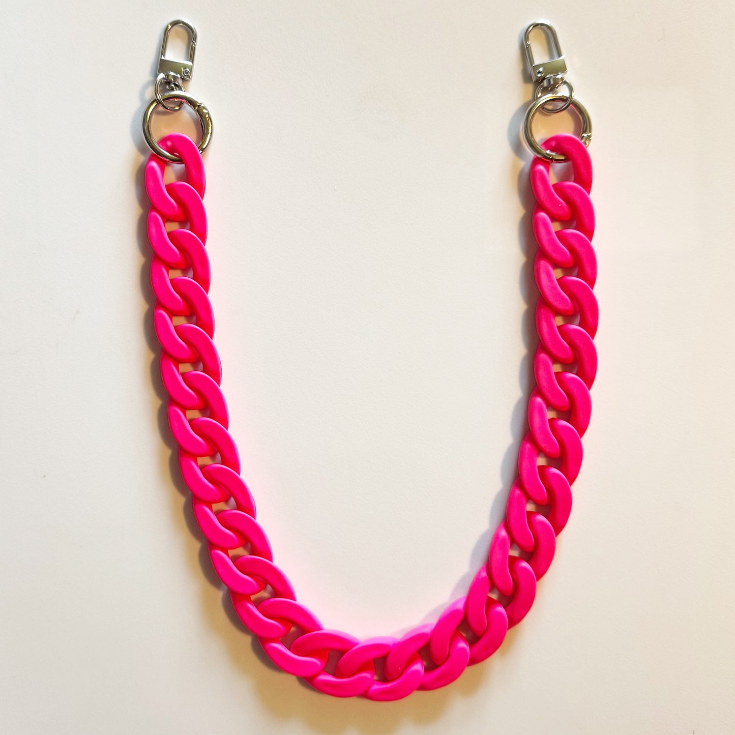 Neon Acrylic Bag Chain - 18 Inch