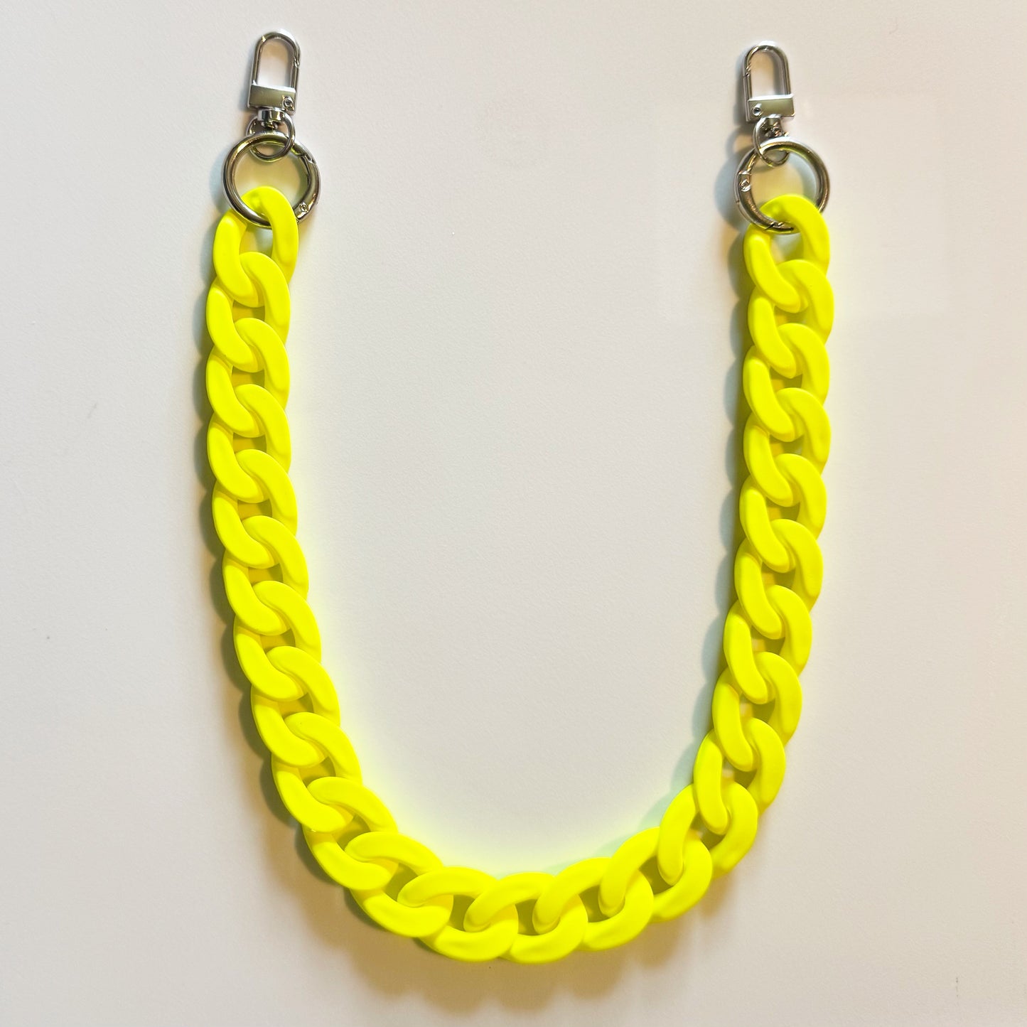 Neon Acrylic Bag Chain - 18 Inch