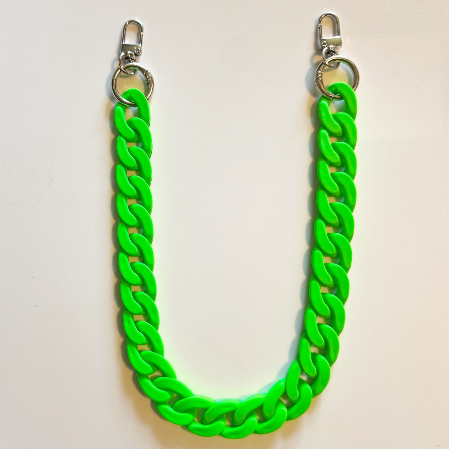 Neon Acrylic Bag Chain - 18 Inch