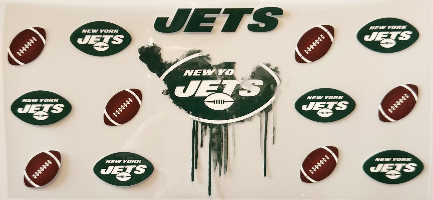 New York Jets - Drip - UVDTF 16oz Wrap