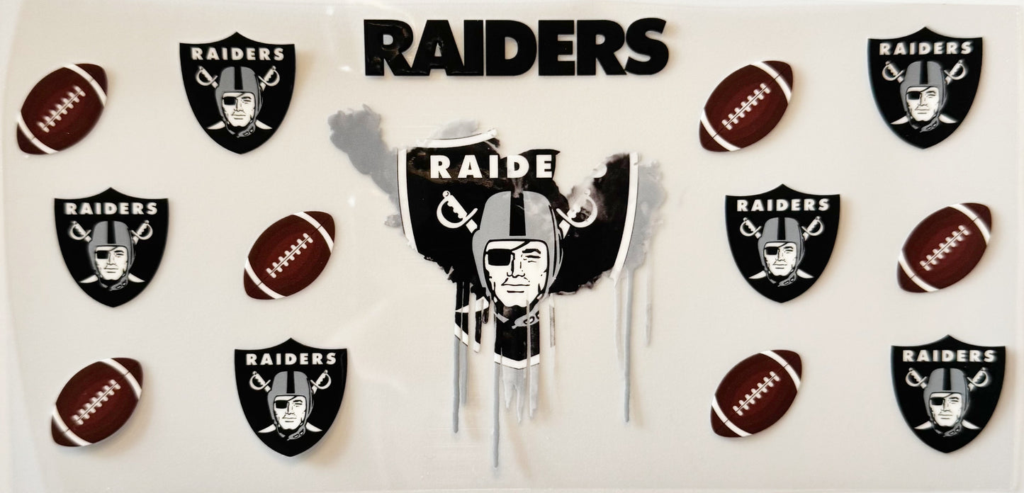 Las Vegas Raiders - Drip - UVDTF 16oz Wrap