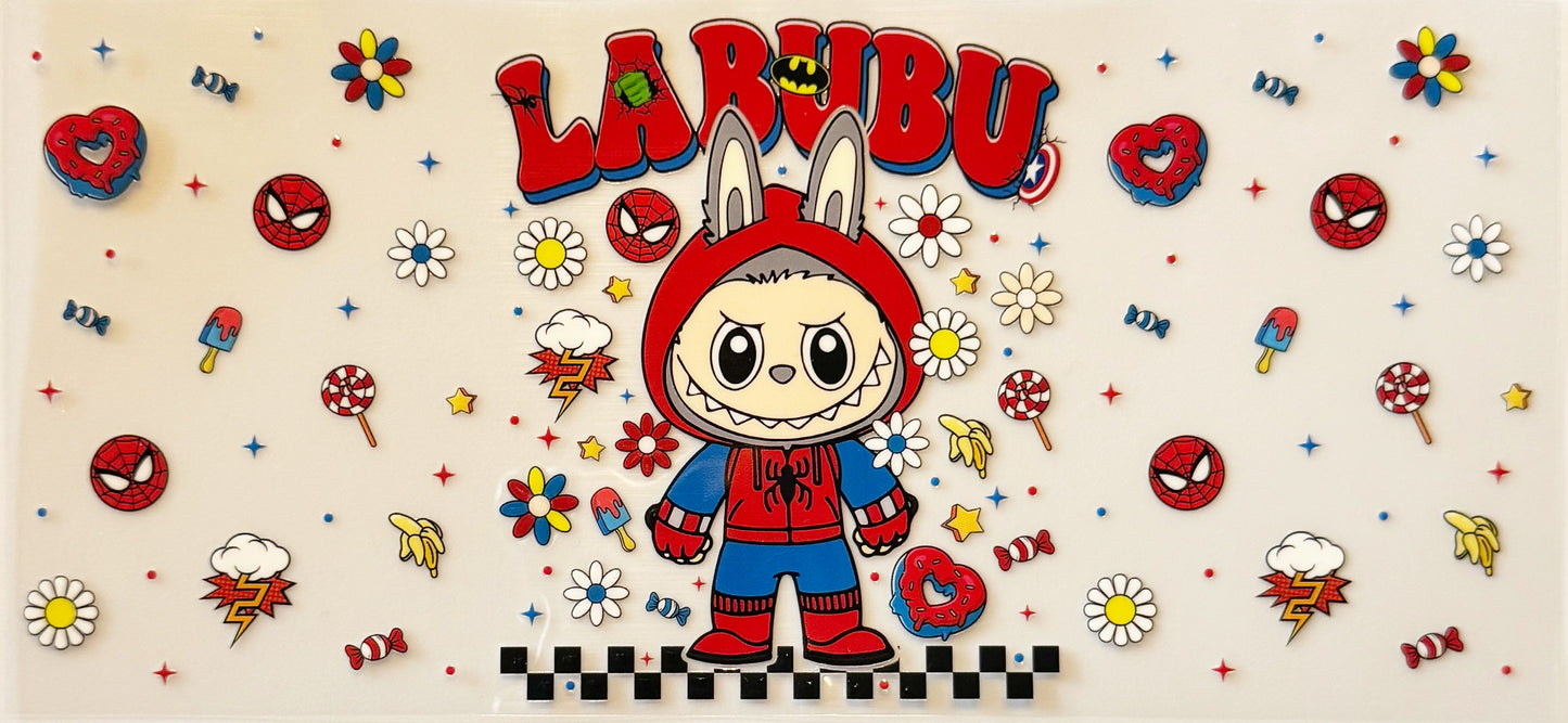 Spider-Man Labubu - UVDTF 16oz Wrap
