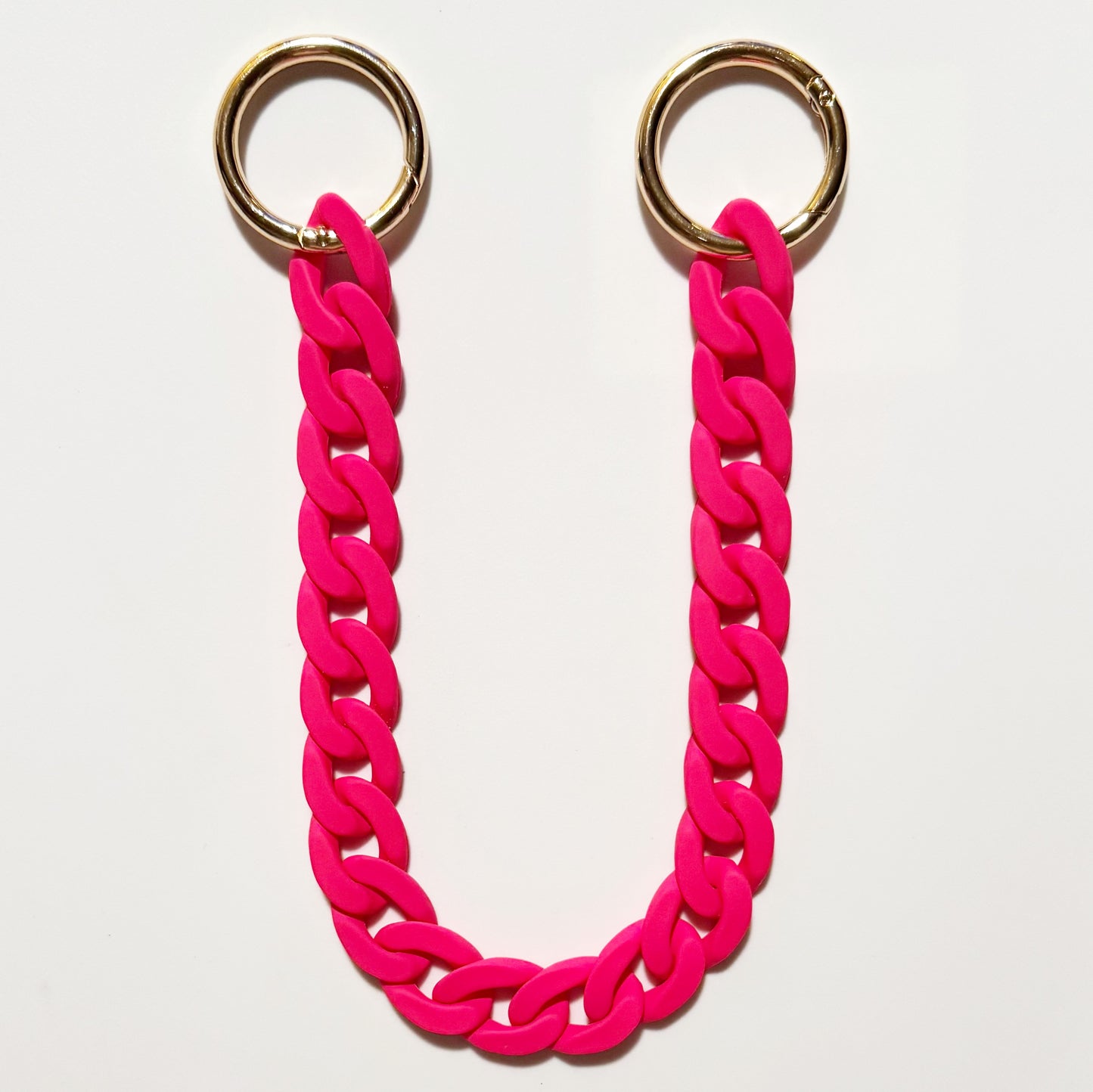 Neon Acrylic Bag Chain - 16 Inch