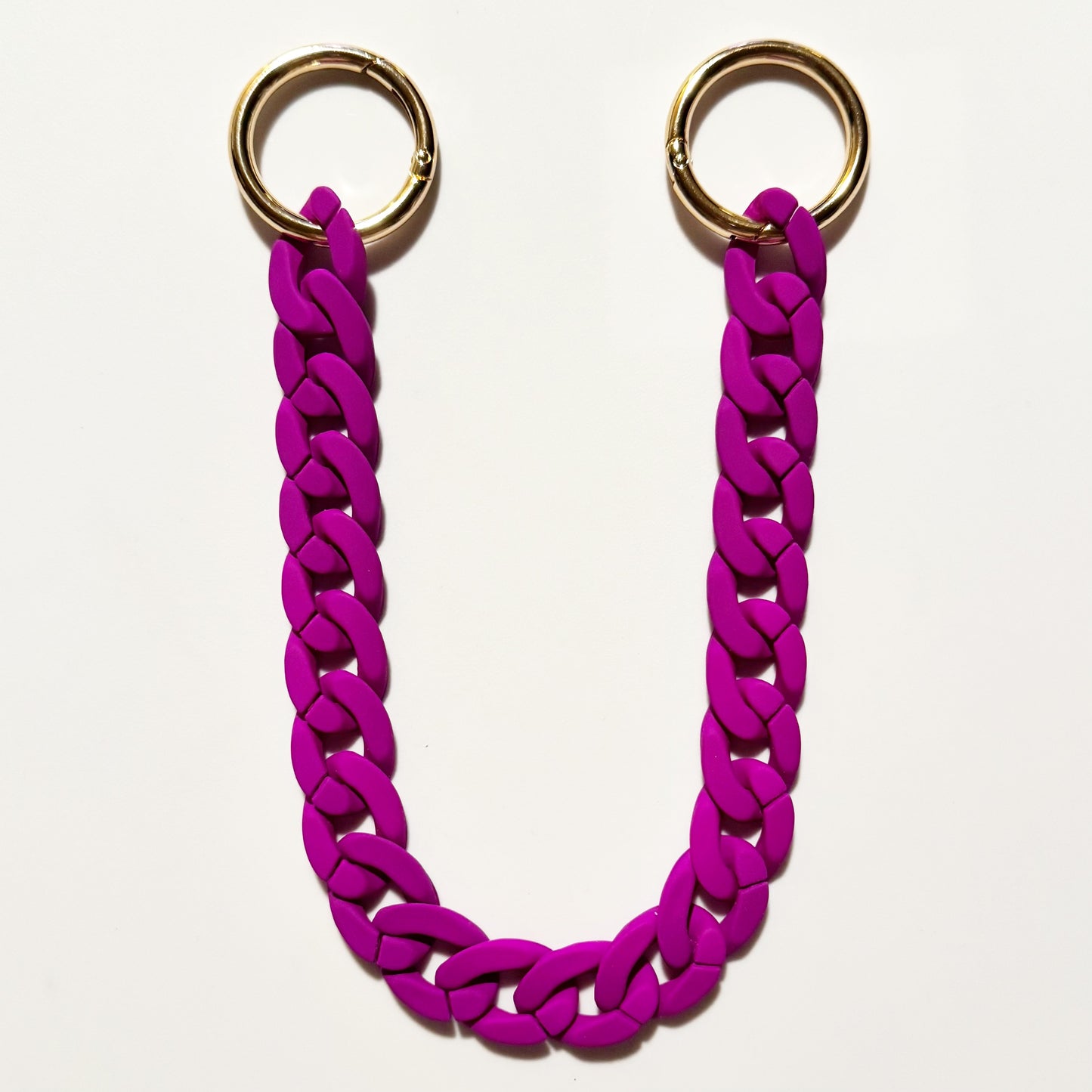 Neon Acrylic Bag Chain - 16 Inch