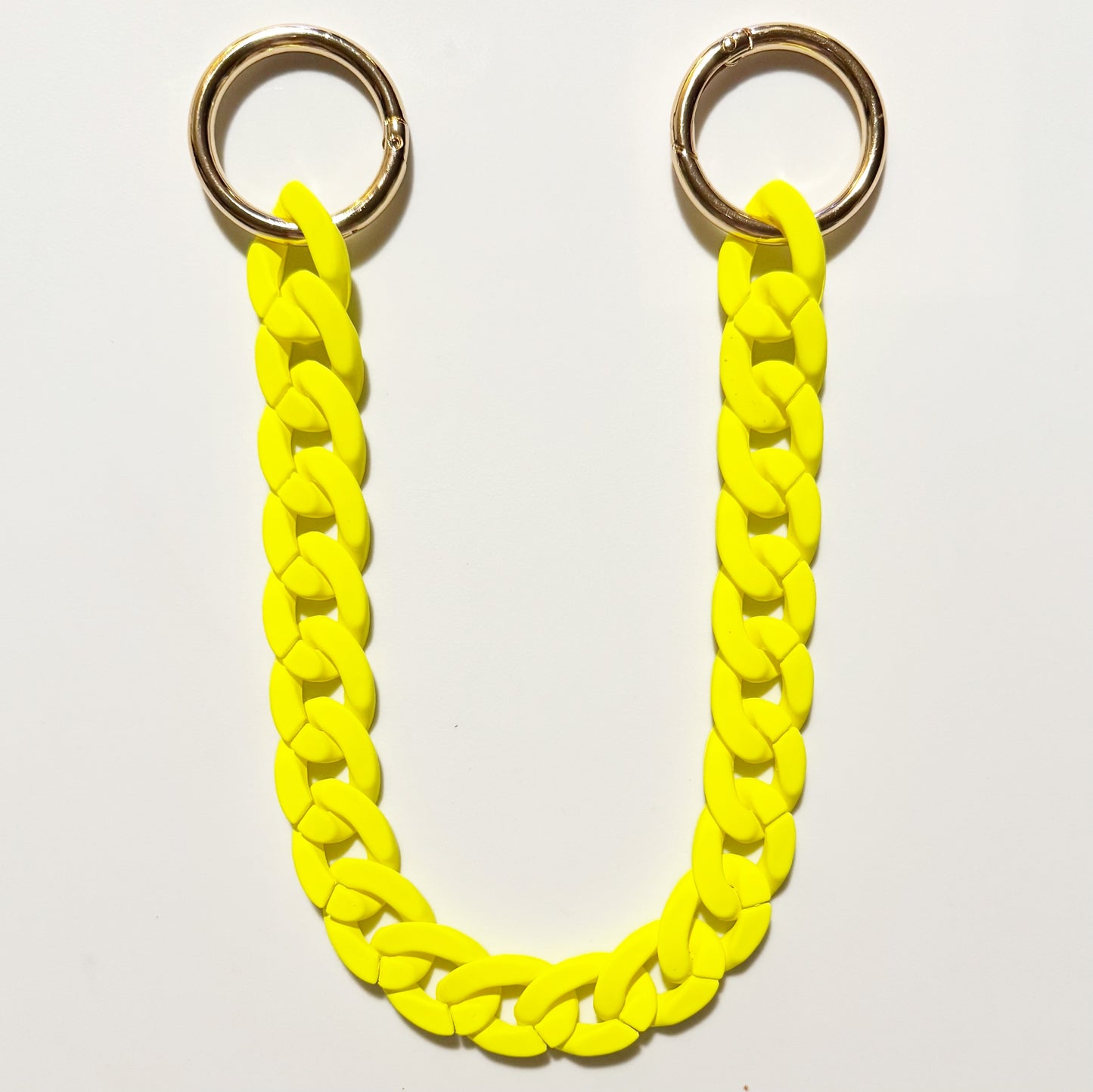 Neon Acrylic Bag Chain - 16 Inch