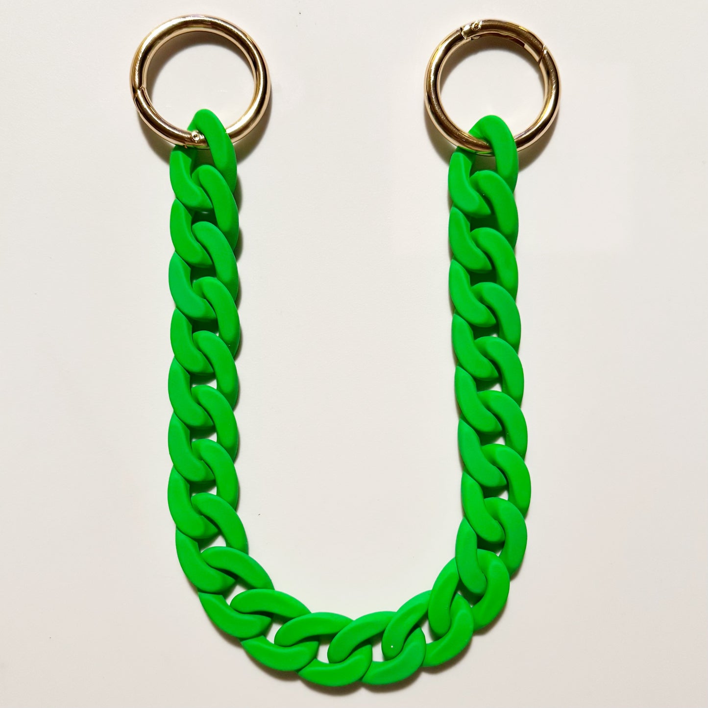 Neon Acrylic Bag Chain - 16 Inch