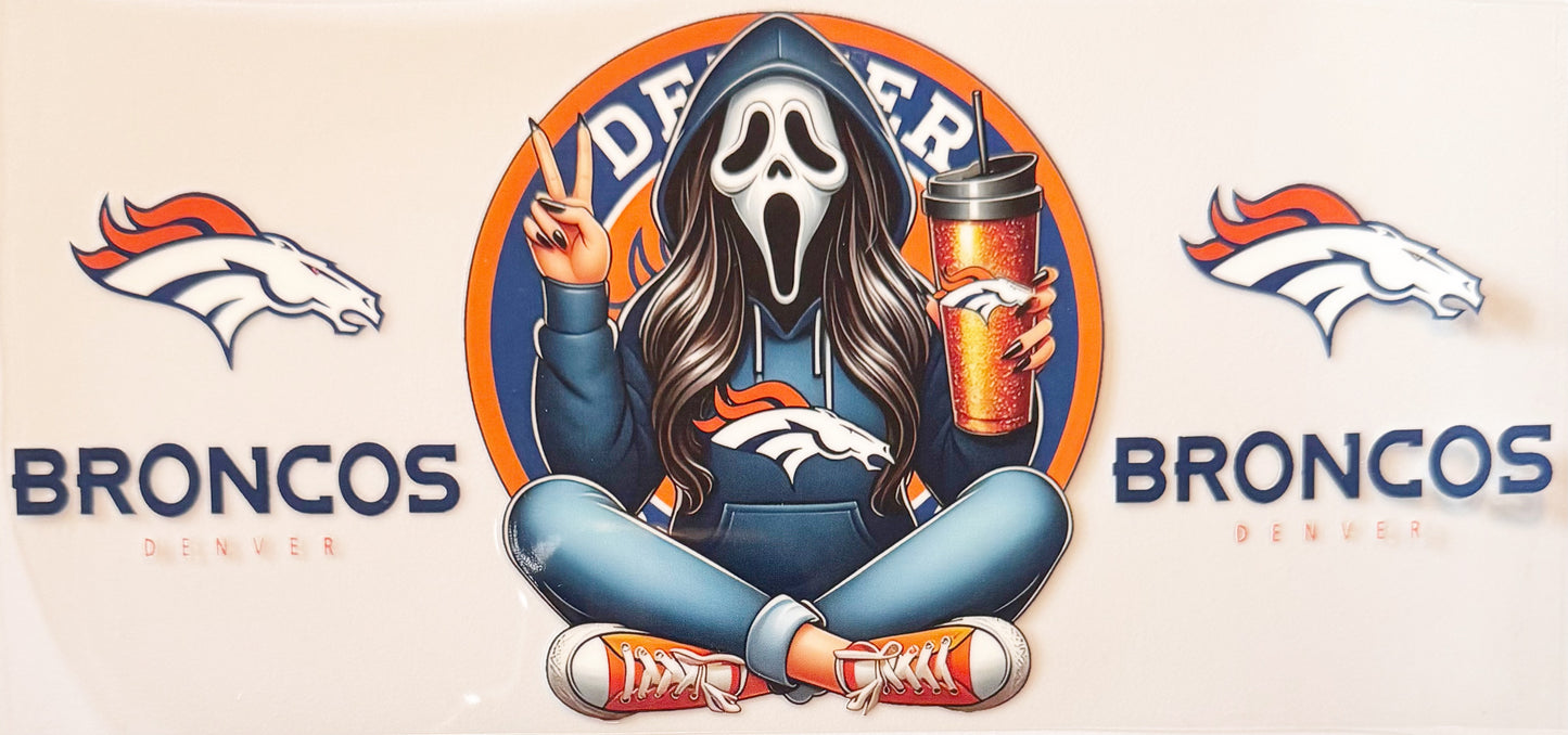 Spooky Denver Broncos - UVDTF 16oz Wrap
