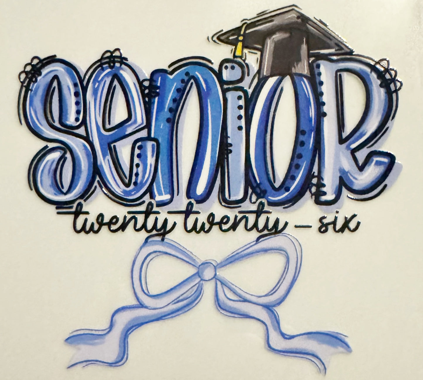 Senior 2026 - Blue - UVDTF Decal