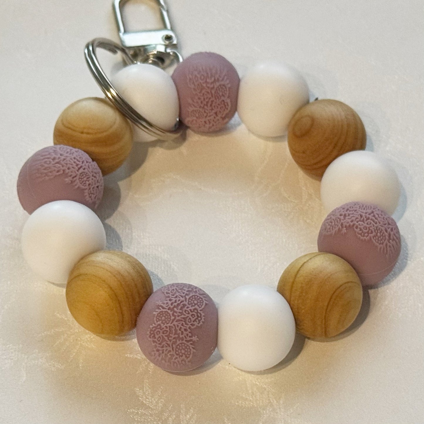 Lavender Lace Keyring