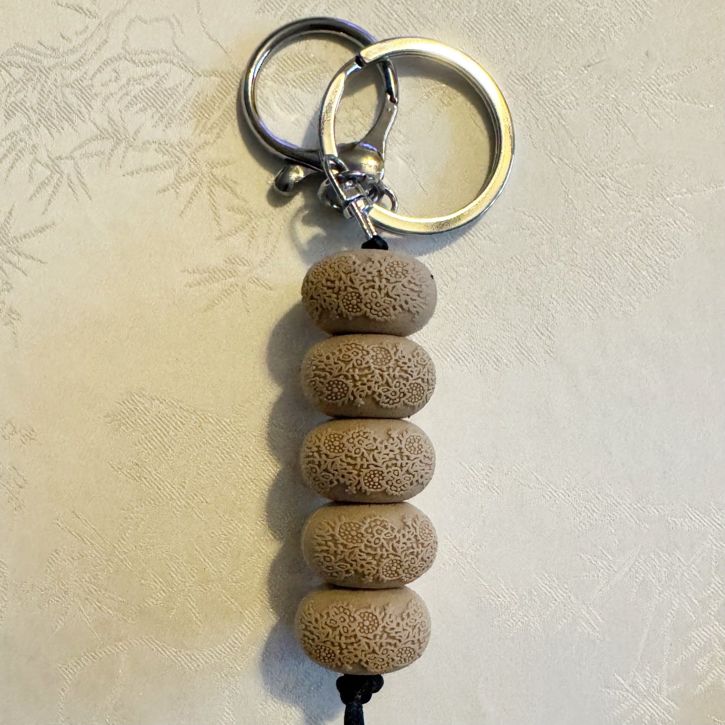 Brown Lace Keychain