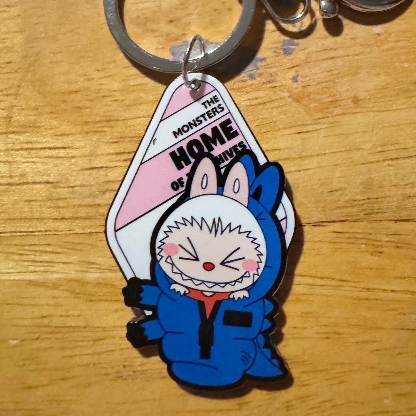 Labubu Acrylic Motel Keychains