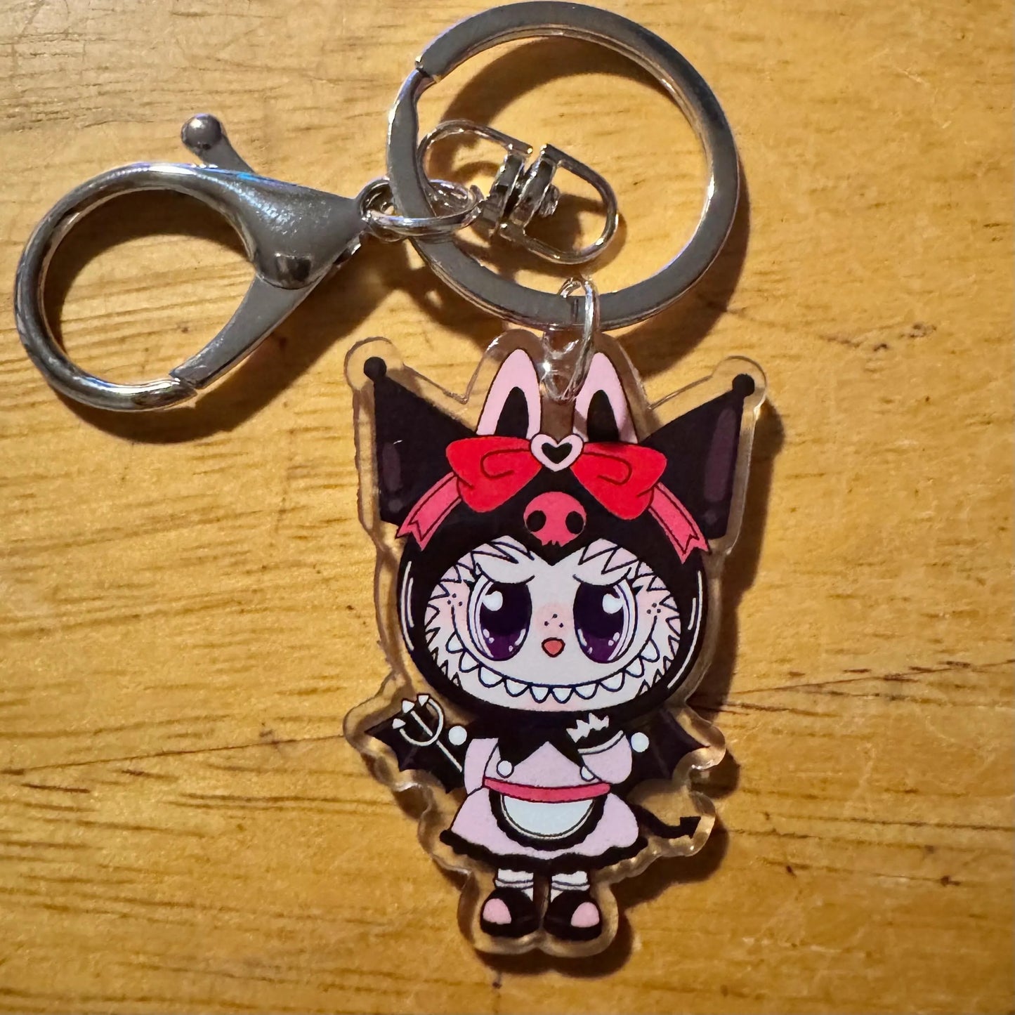 Labubu In Costume Acrylic Keychain
