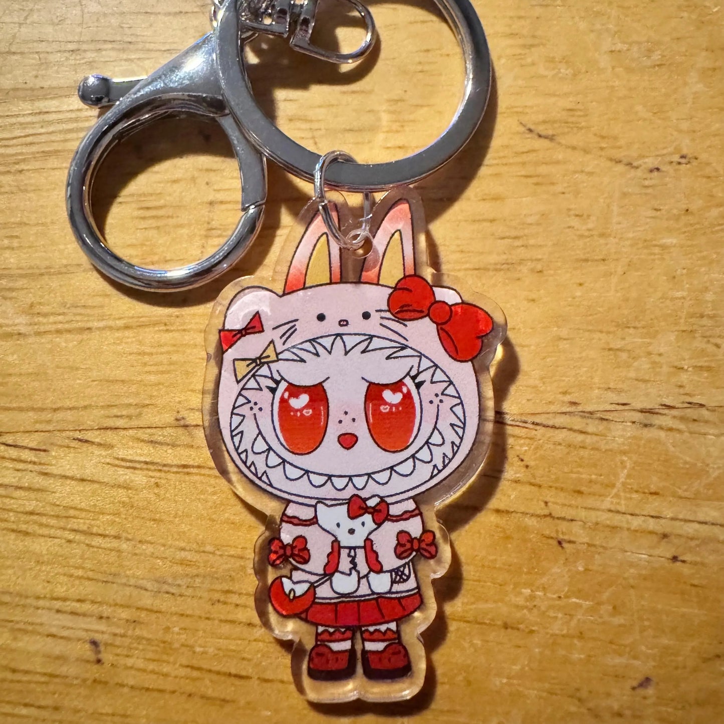 Labubu In Costume Acrylic Keychain