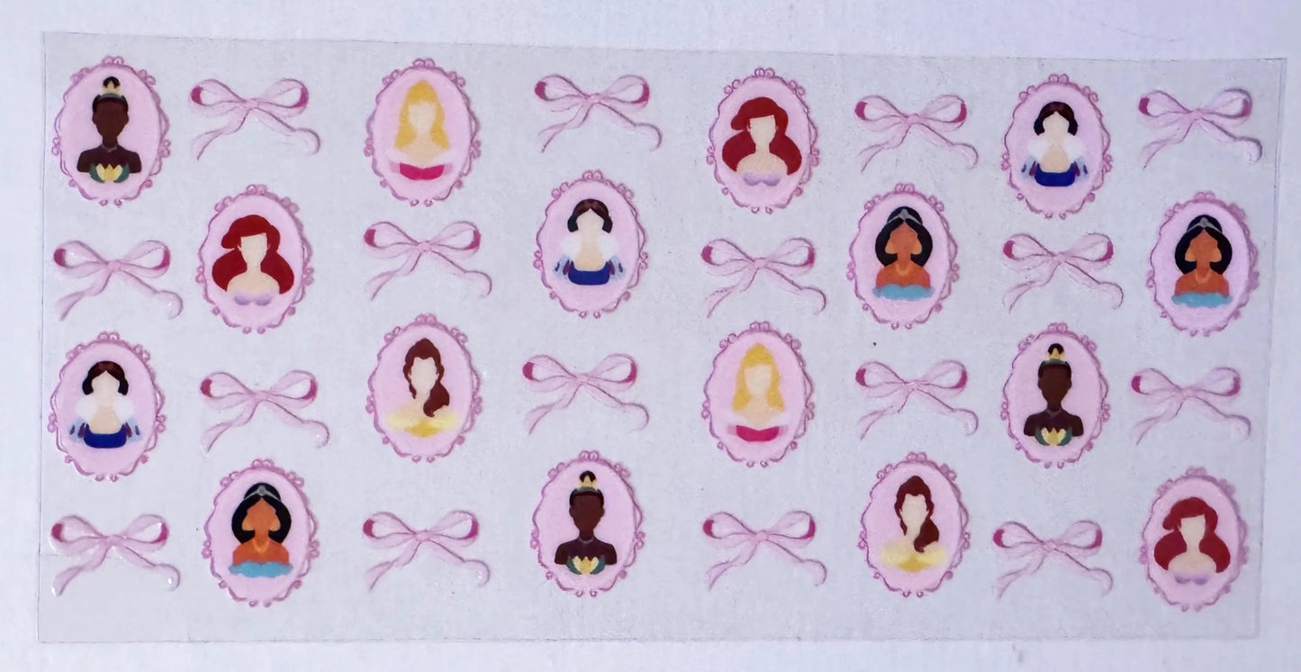 Princess Portraits - UVDTF 16oz Wrap