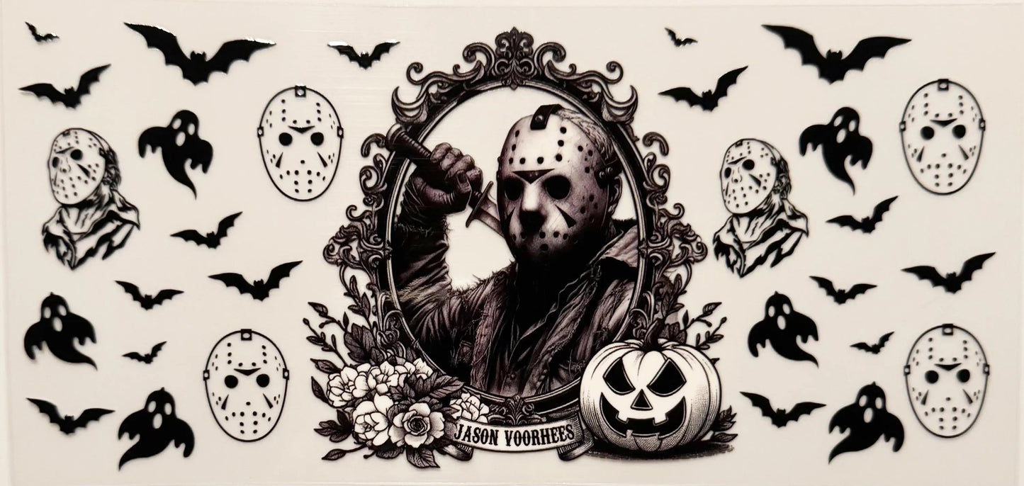 Jason Voorhees Portrait - UVDTF 16oz Wrap