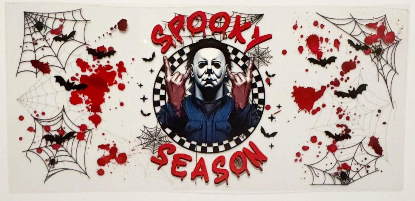 Spooky Season - Michael Myers - UVDTF 16oz Wrap