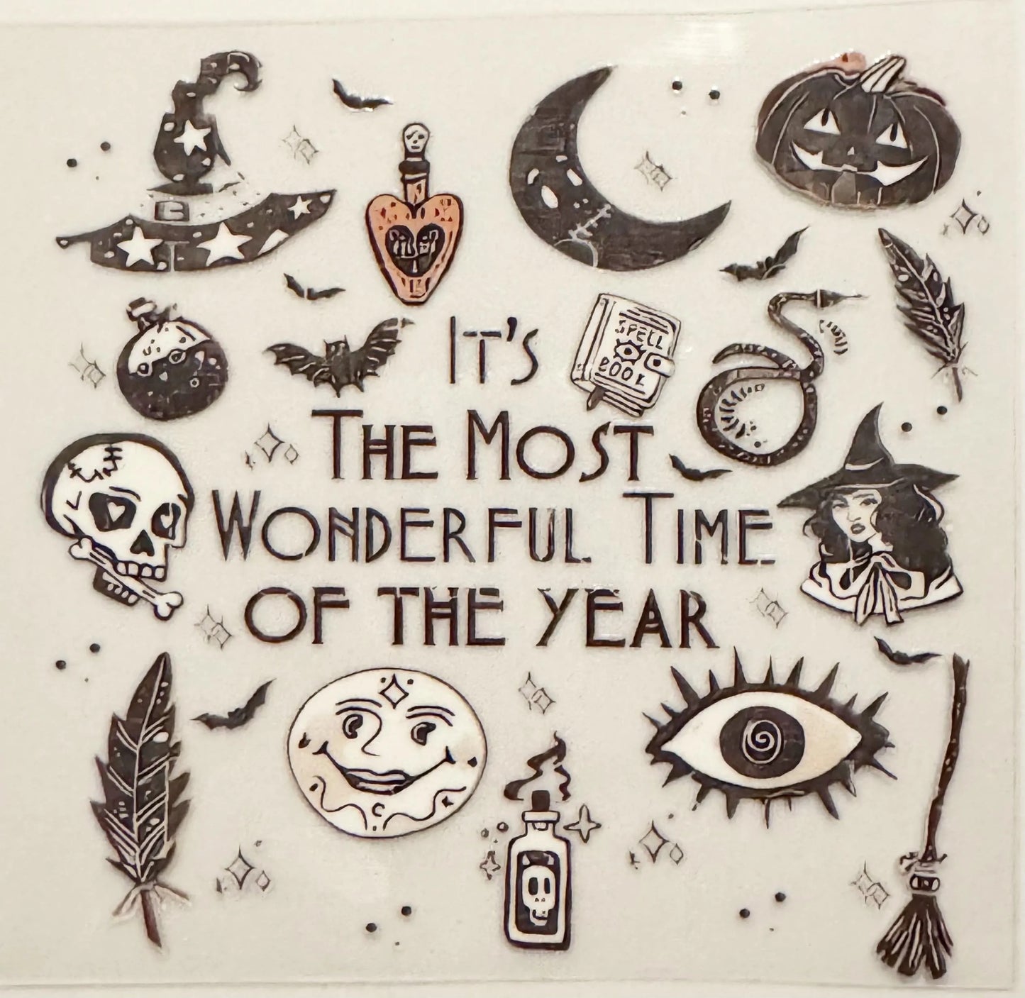 Most Wonderful Time Of The Year - UVDTF Decal - 16oz