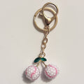 Baseball Cherries Keychain