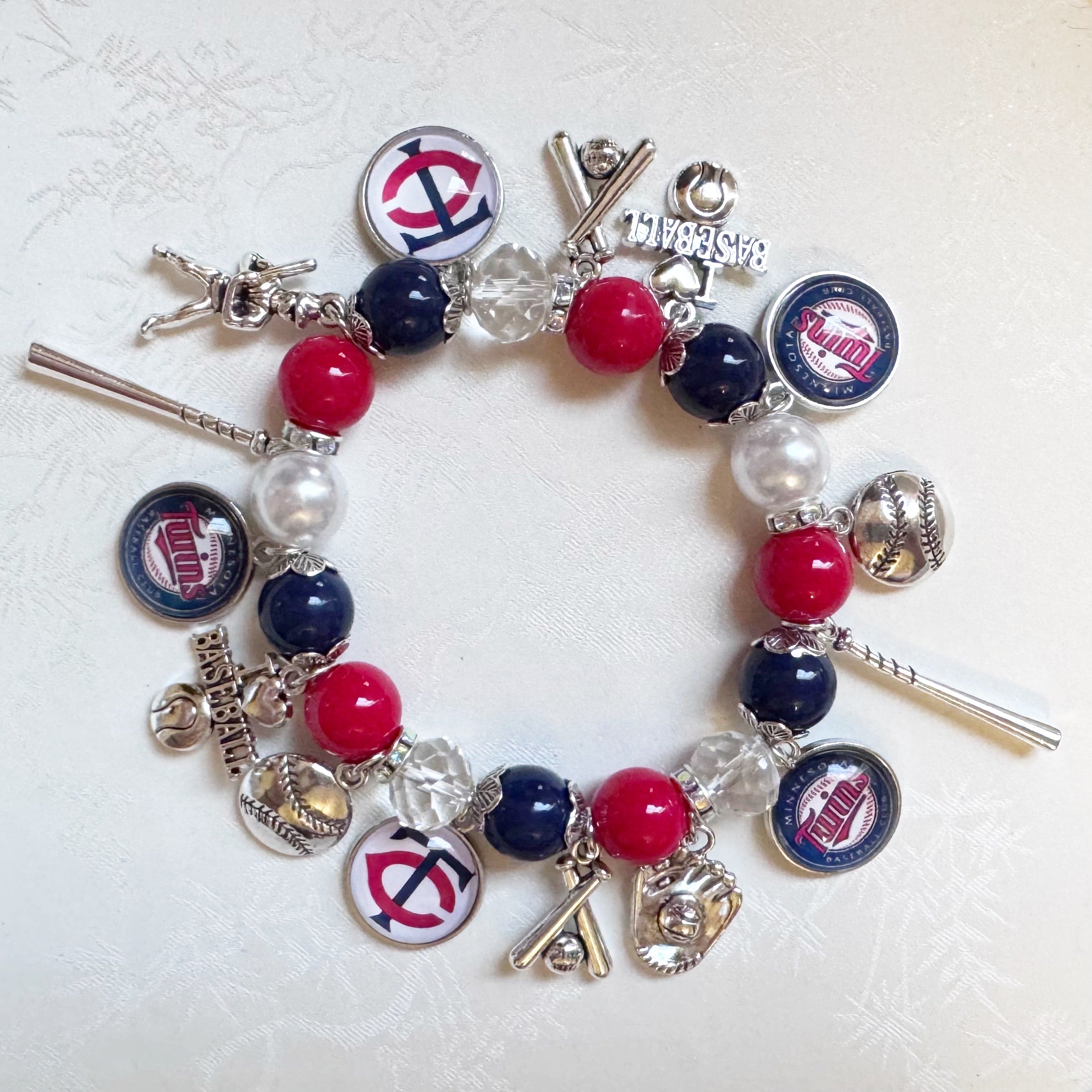 Minnesota Twins Charm Bracelet
