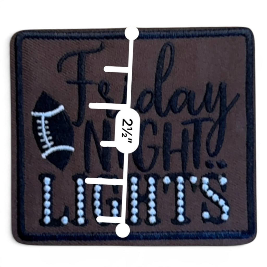 Embroidered Iron On Patch - Friday Night Lights
