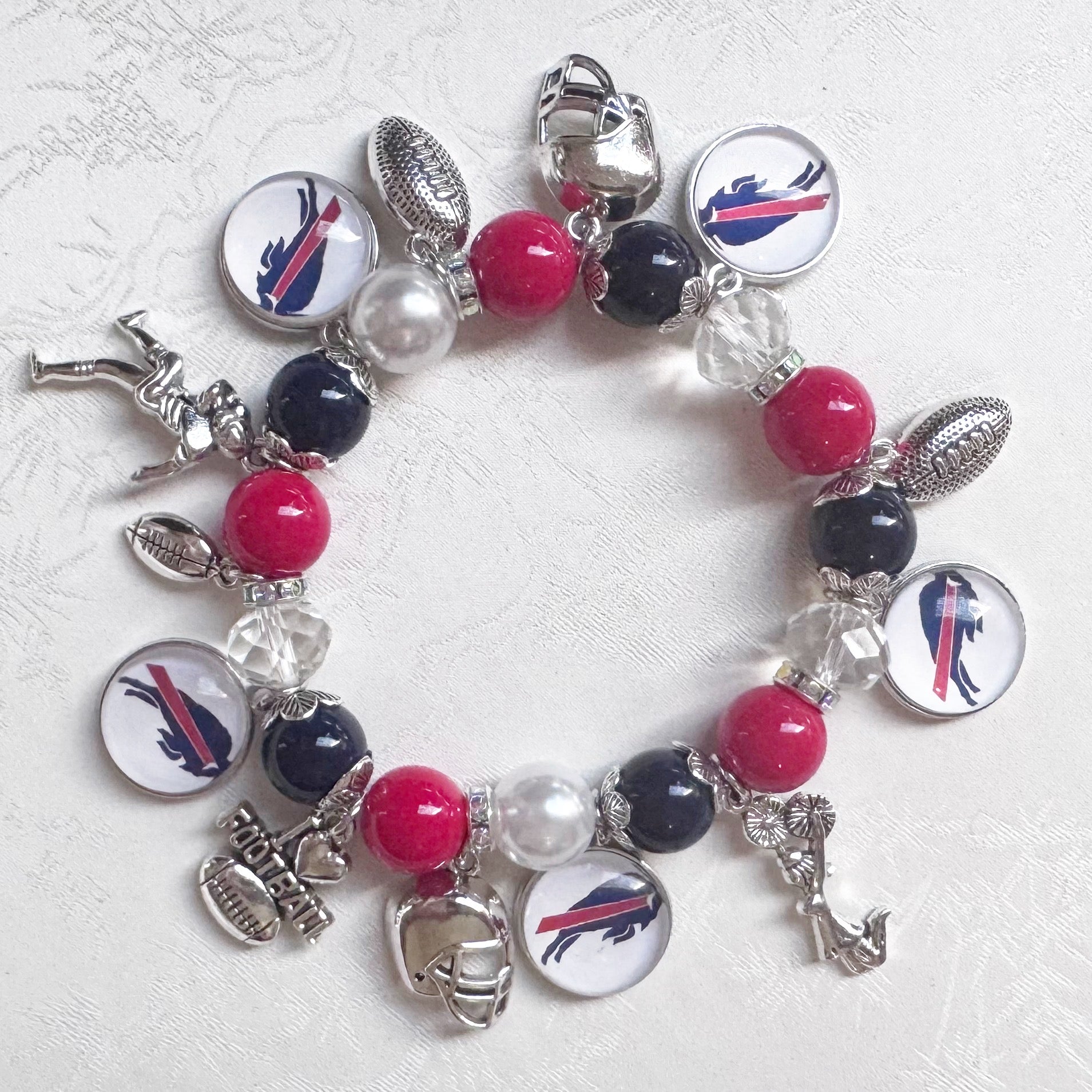 Buffalo Bills Charm Bracelet
