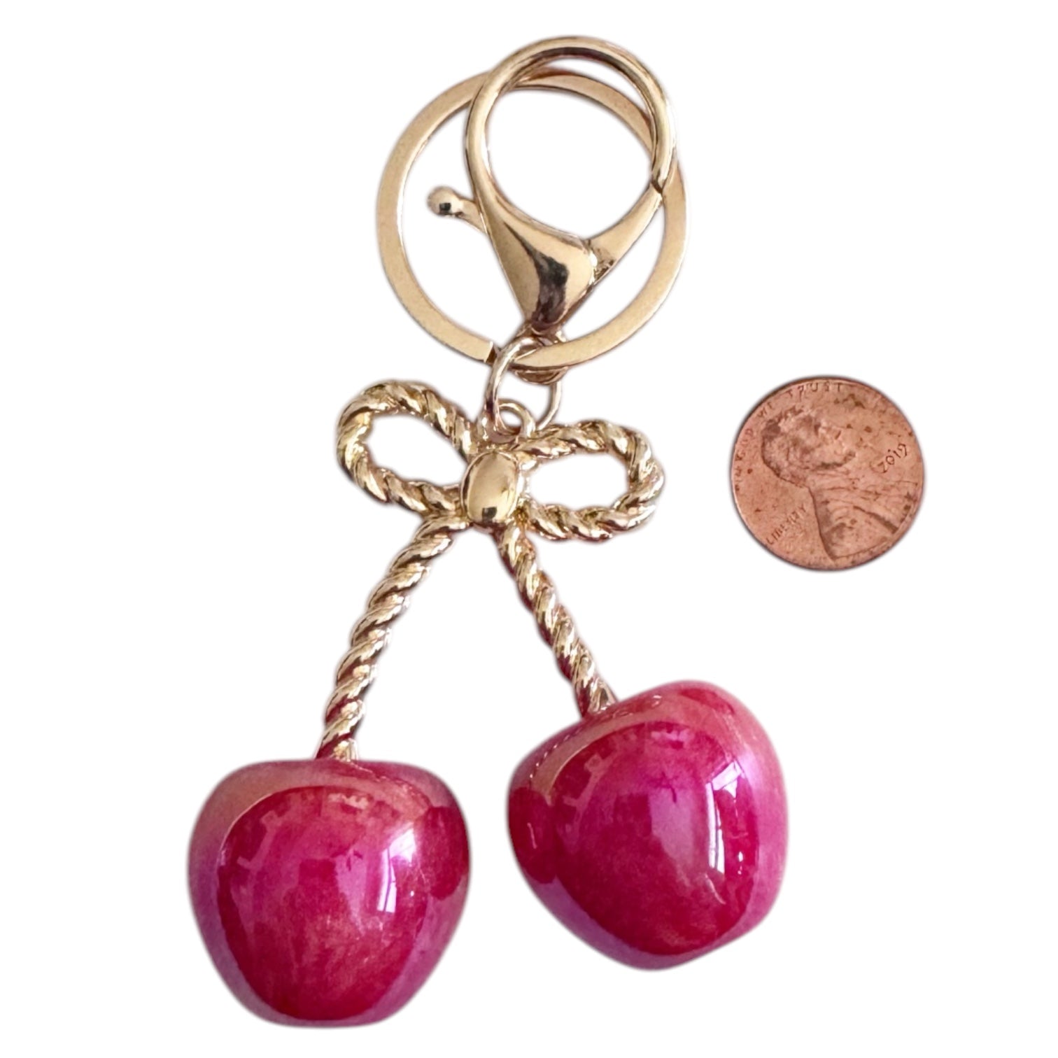 Pretty Cherries Bag Charm