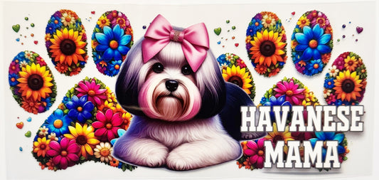 Havanese Mama - UVDTF 16oz Wrap