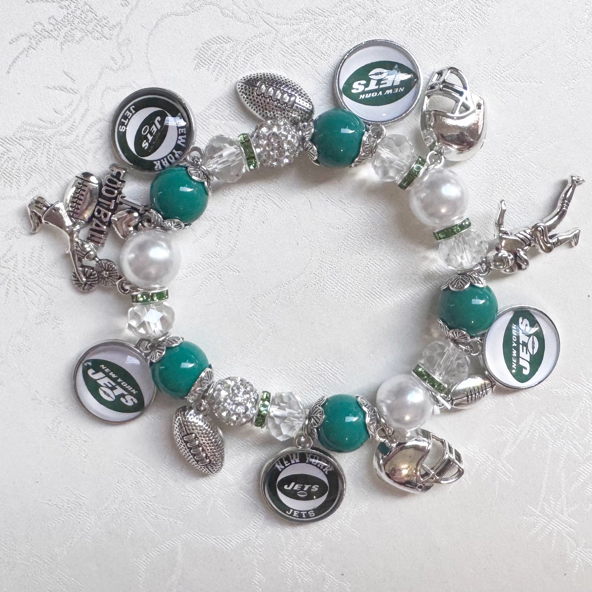 New York Jets Charm Bracelet