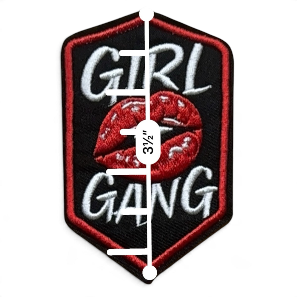 Embroidered Iron On Patch - Girl Gang