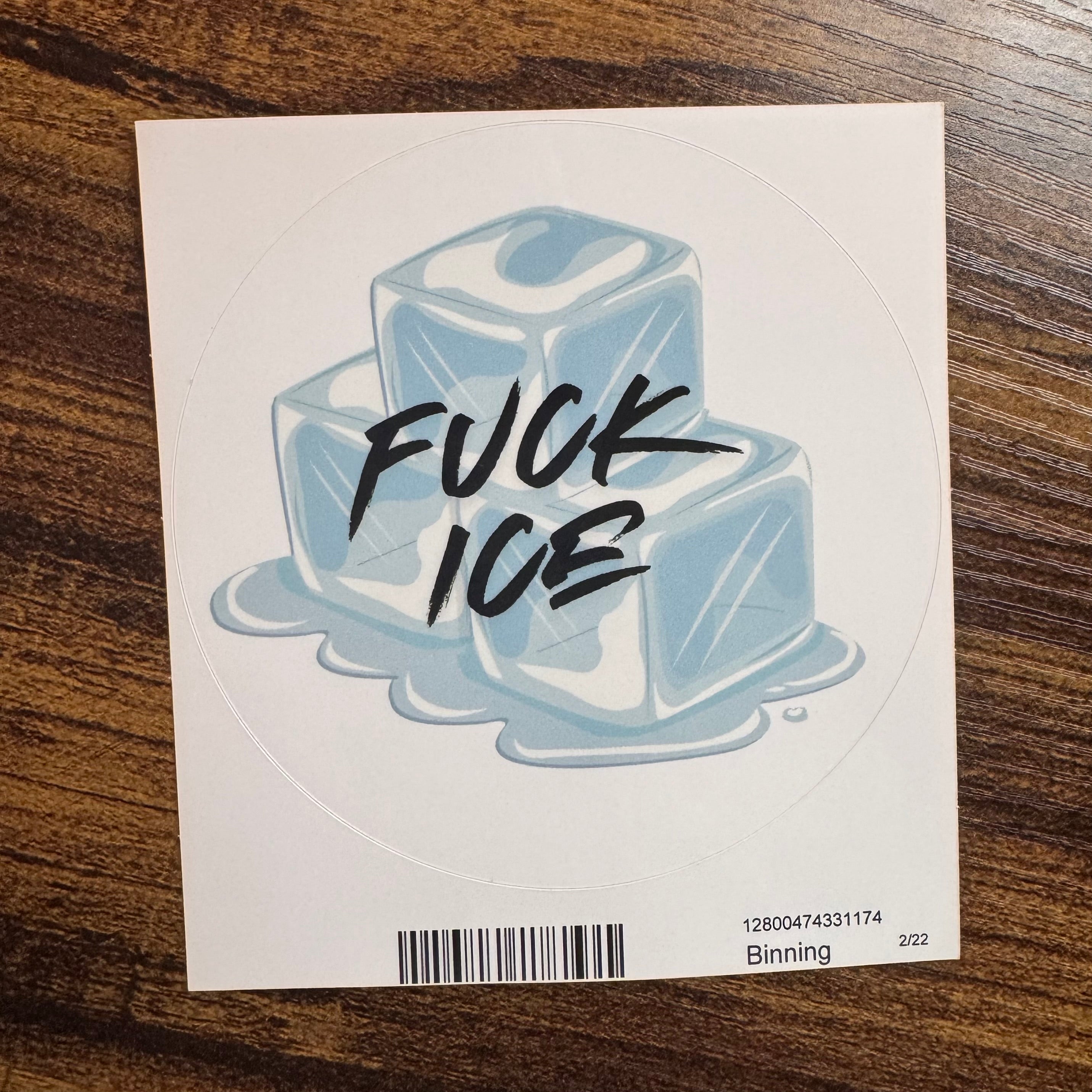 Fuck Ice Bumper Sticker