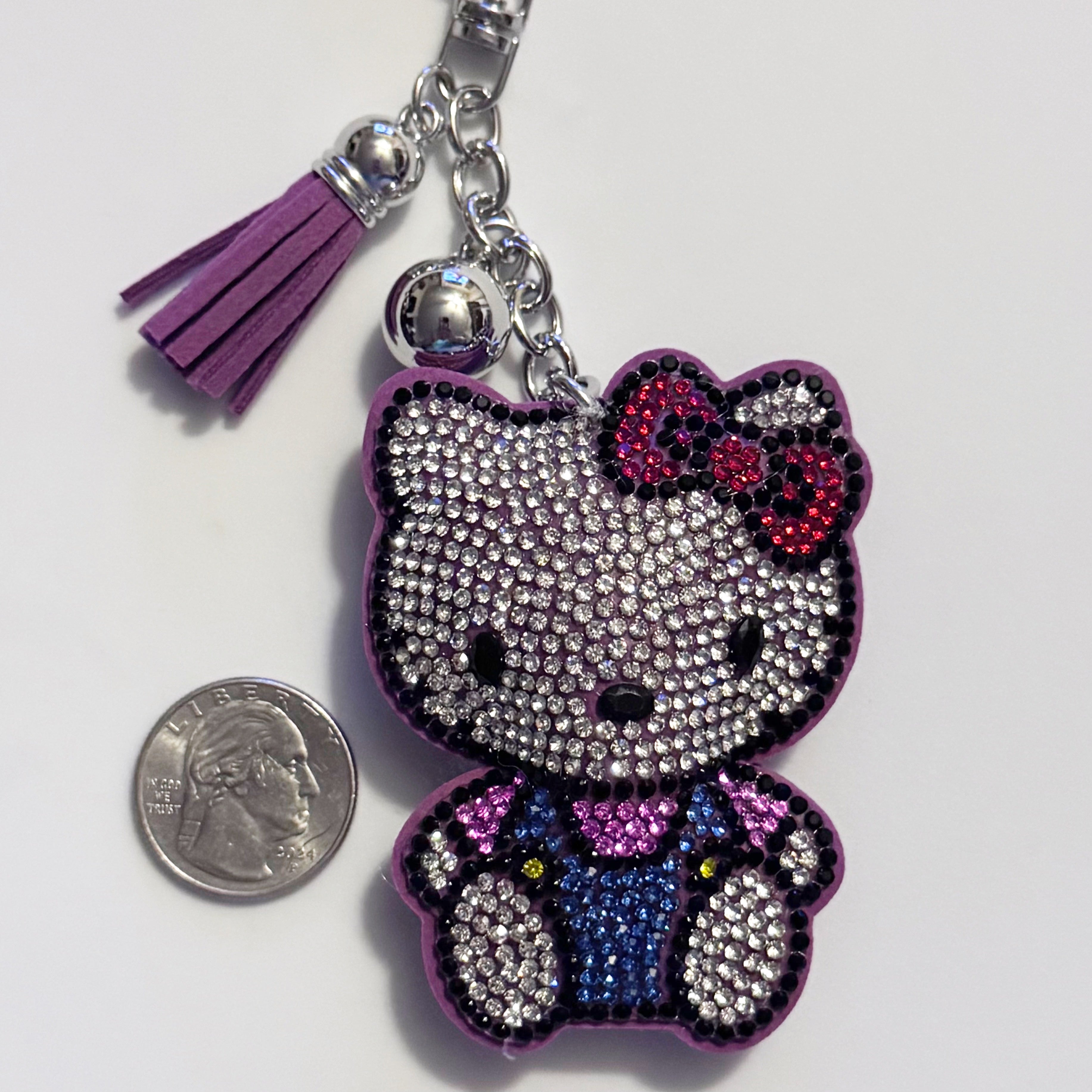 Hello Kitty Rhinestone Keychain