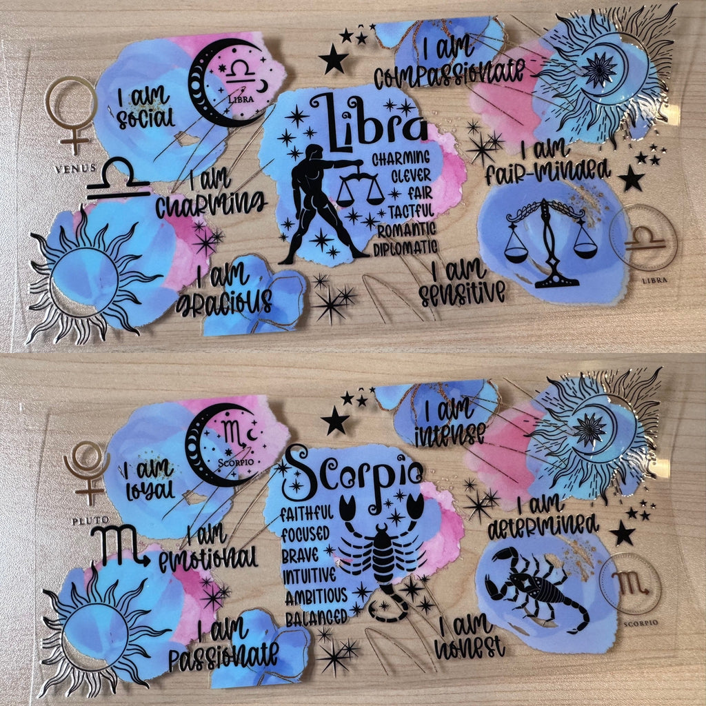 I Am Zodiac UVDTF Cup Wrap Bundle
