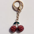 Basketball Cherries Keychain