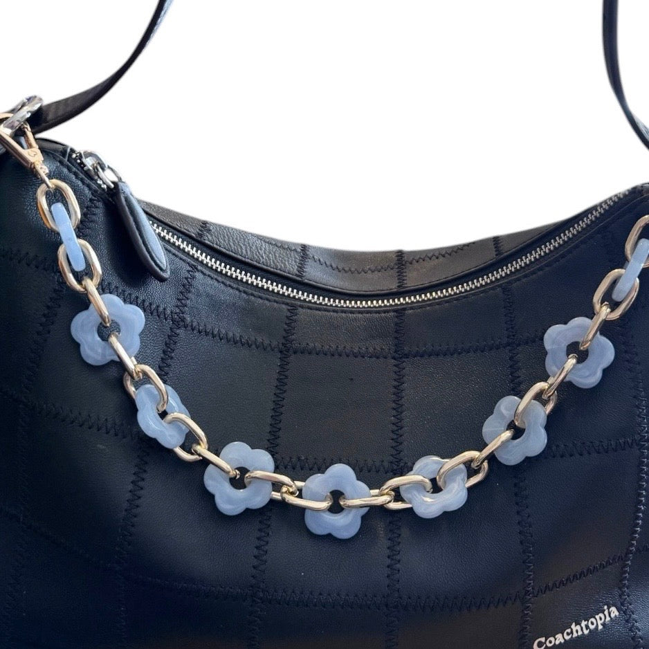 Blue Flower Bag Chain