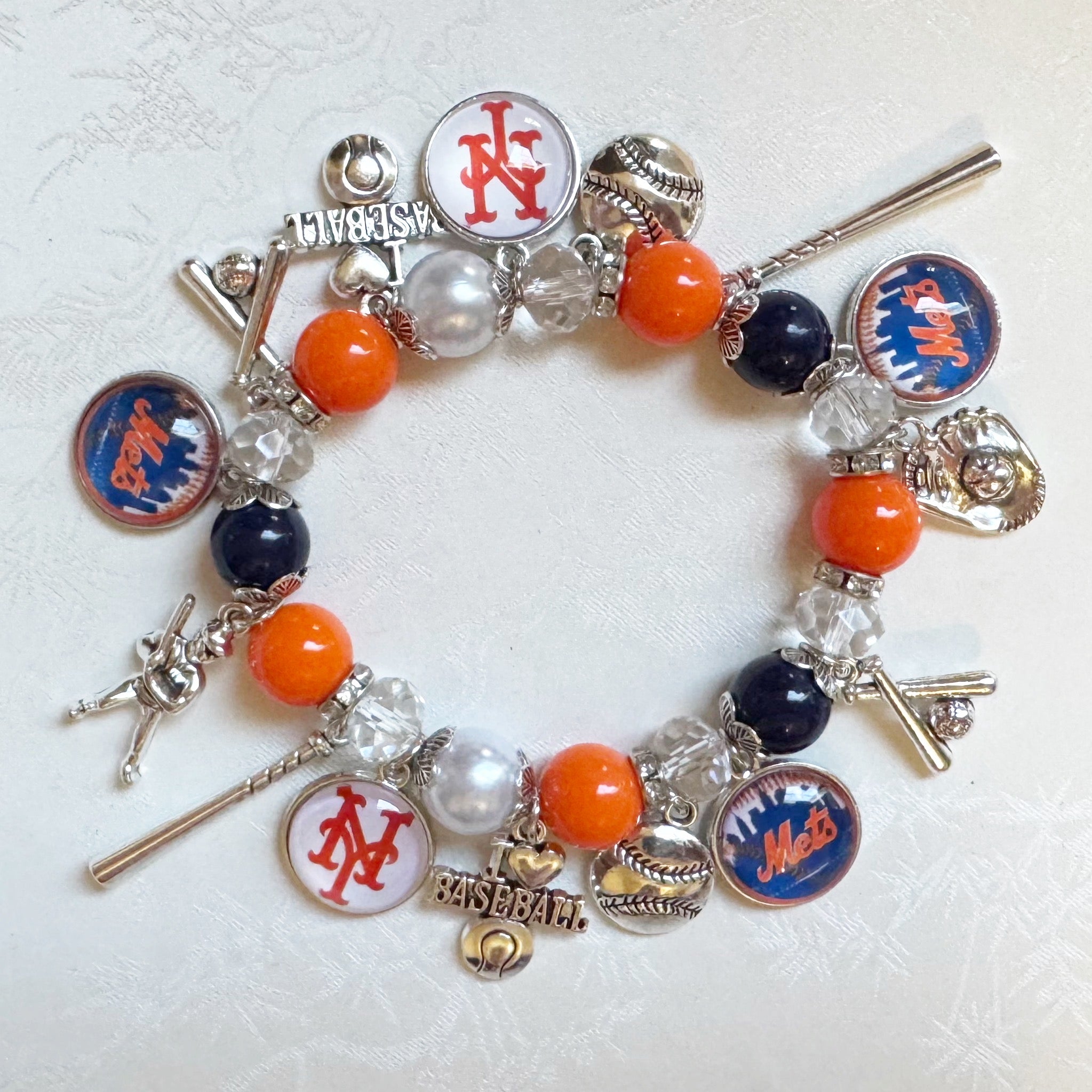 New York Mets Charm Bracelet