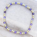 Amethyst Gilded Glimmer Bracelet