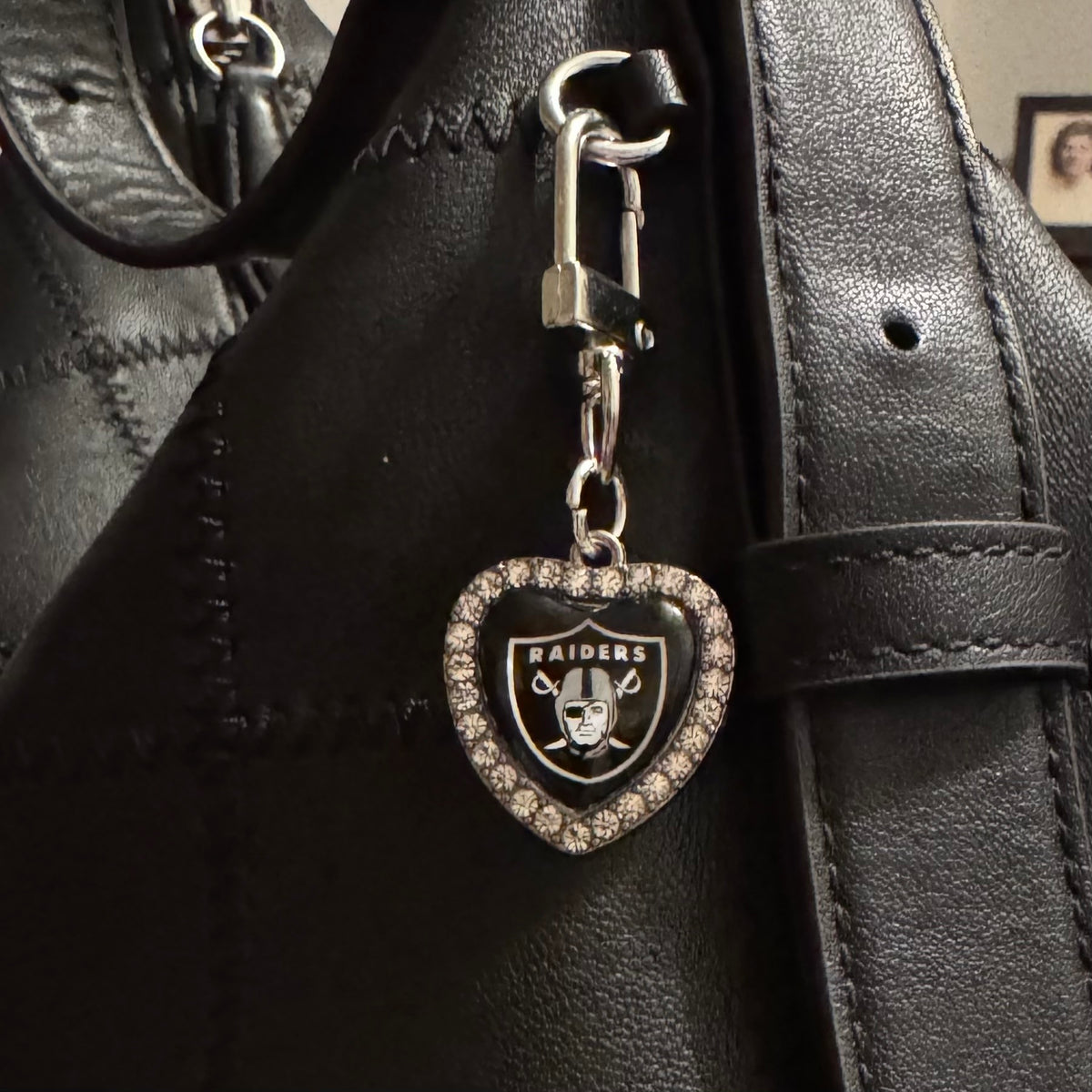 Las Vegas Raiders Game Day Charm