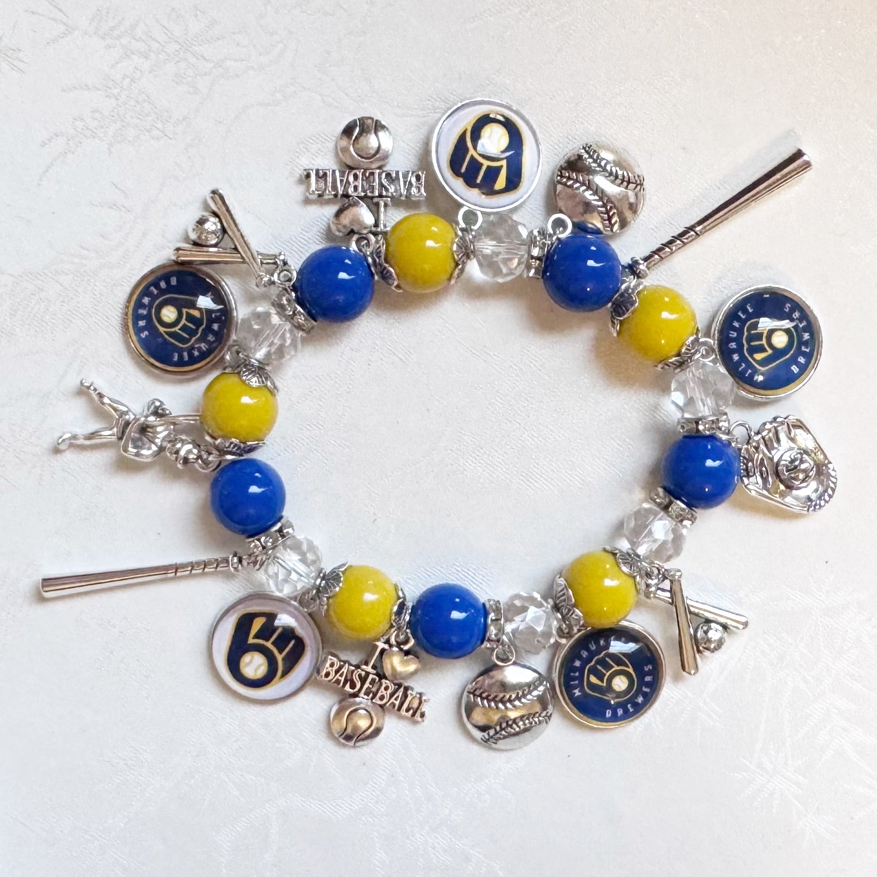 Milwaukee Brewers Charm Bracelet