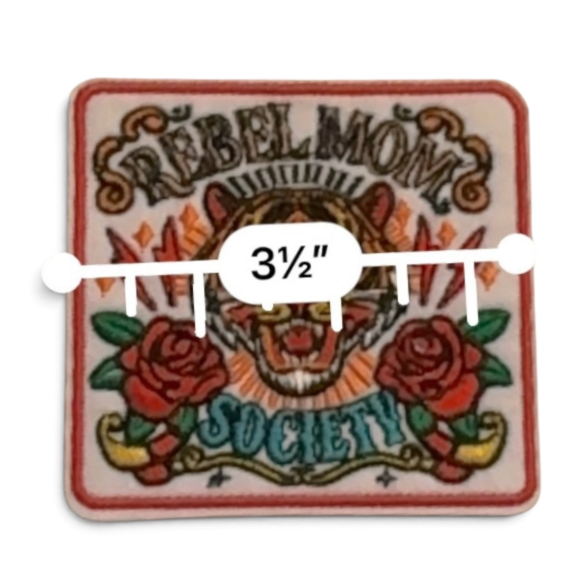 Embroidered Iron On Patch - Rebel Mom Society