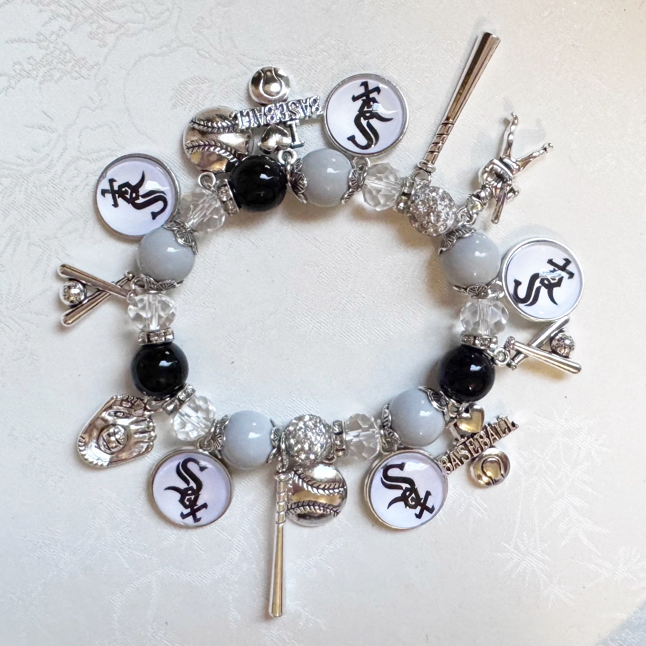 Chicago White Sox Charm Bracelet