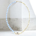 Dichotomy Necklace - Light Blue