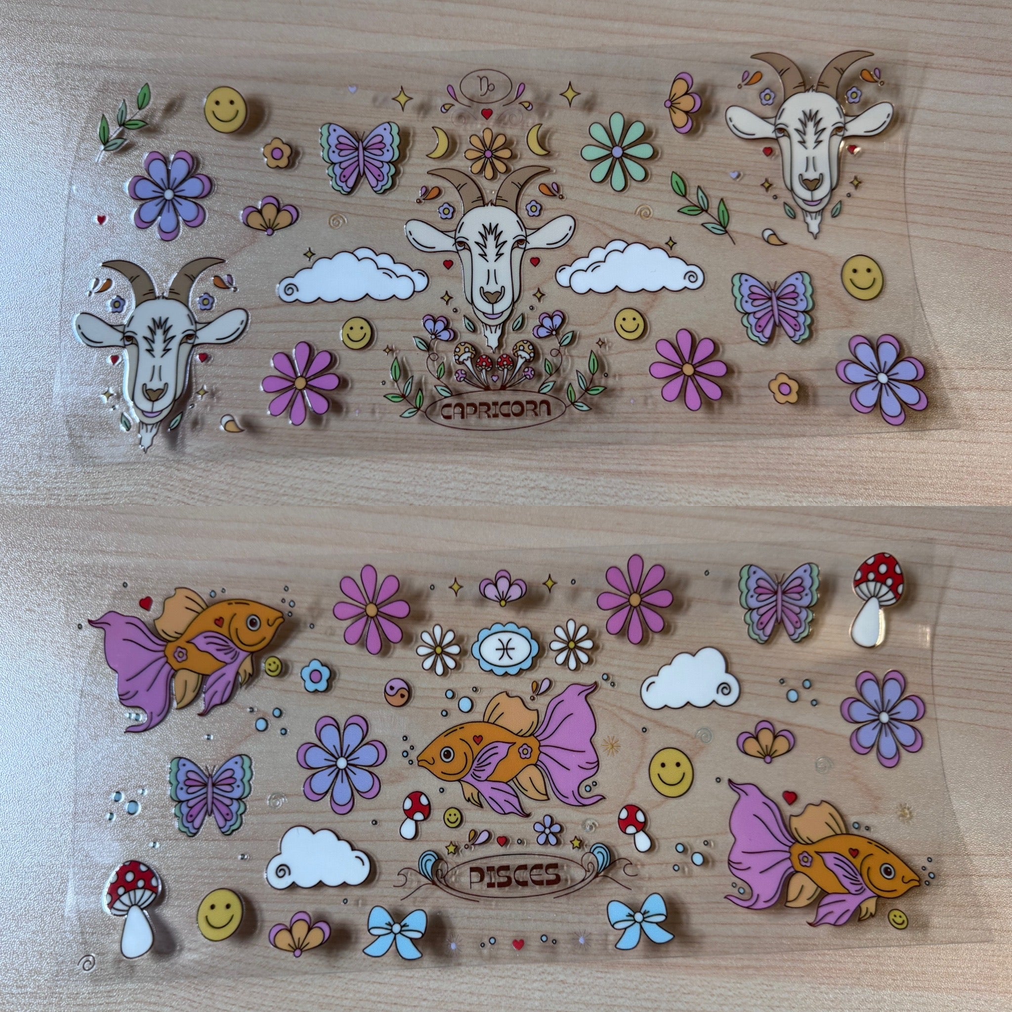 Whimsy Zodiac UVDTF Cup Wrap Bundle